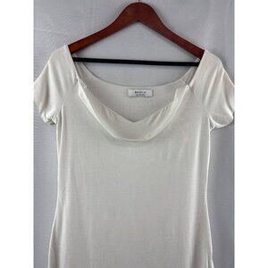 Bailey/44 White Cowl Neck Top L